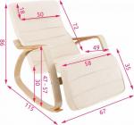 Accoudoir fauteuil a bascule - Miniature