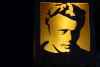 Lampe portrait de james dean en chantourné - Miniature