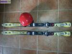 Skis juniors + casque - Miniature