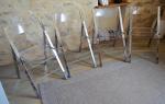 Lot de 4 chaises design vintage années 70, signé... - Miniature