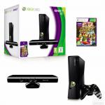 Xbox 360 slim 4go + kinect + 2 jeux de kinect - Miniature