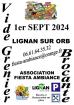 Vide grenier a lignan sur orb 34490 le 01 09 2024 - Miniature