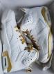 Air jordan rétro 6 blanche gold - Miniature