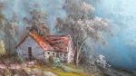 Tableau peinture automne - Miniature