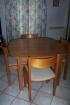 Superbe ensemble table + 4 chaises orme massif  etat neuf - Miniature