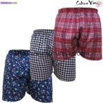 Pack 3 caleçons homme en satin de soie chs0338 xl - Miniature