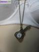 Montre pendentif ou gousset motif guitare - Miniature